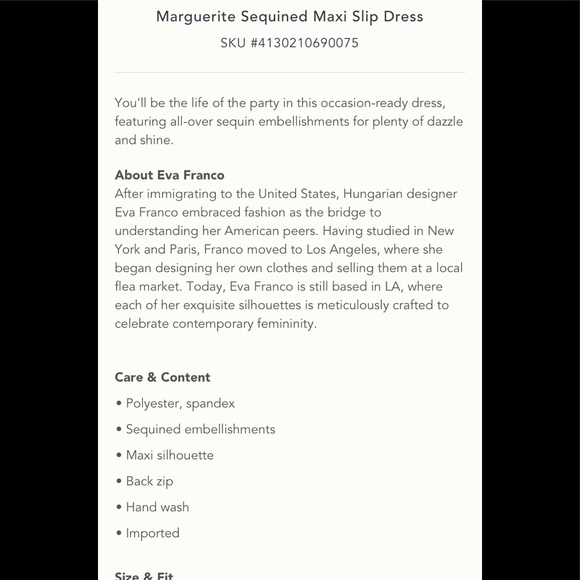 Marguerite sequenced slip dress - Picture 5 of 5